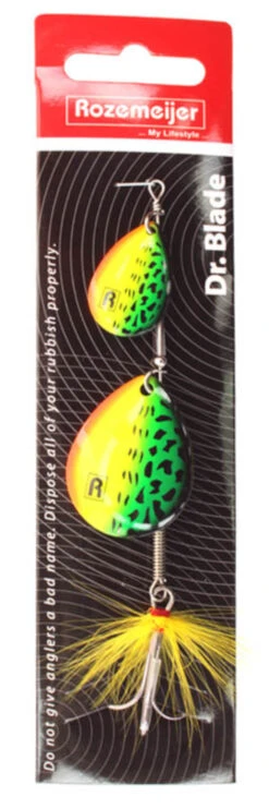 Rozemeijer Dr. Blade Tandem Spinner Speckled Fire Tiger #3 & #5 (10g)