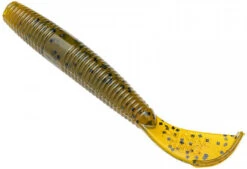 Strike King Rage Ned Cut-R Worm Green Pumpkin