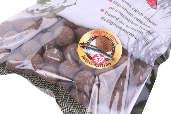 Carp Zoom Act-X Boilies, 20mm, 800g, Shellfish-sardine 1 Carp Zoom Act-X Boilies, 20mm, 800g, Shellfish-sardine