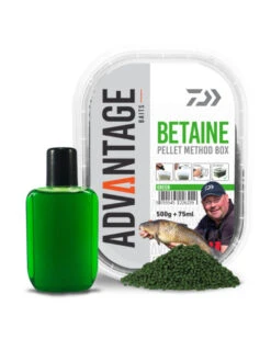 Daiwa Method Green Betain Pellet Box ( 500 Gram + 75ml Booster ) -Visgear Verkoop cf95ffb109d1f71b