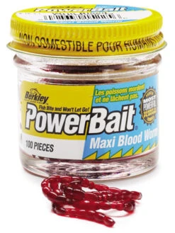 Berkley Powerbait Micro Blood Worms Red (55st) -Visgear Verkoop d9a71c14a425c7b0