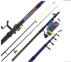 Angling Pursuits Telescopic Beachcaster Combo 3,60m (50-150g) -Visgear Verkoop f489b5e96dfb268f